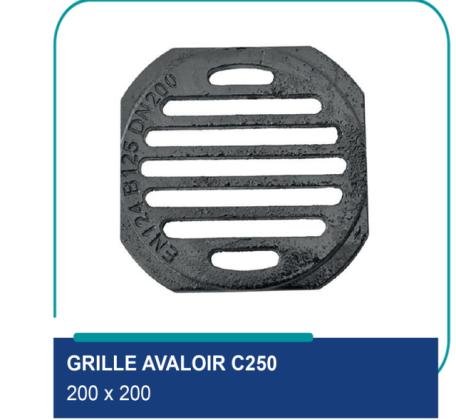 Grille Avaloir C250 200x200 mm